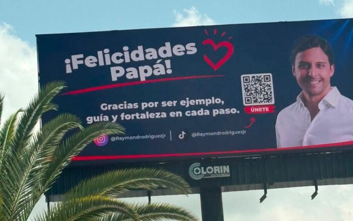¿TÚ TAMBIÉN LA VISTE? Las vallas de Raymond Rodríguez generan conversación en Santo Domingo